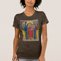 Ethiopian Church Painting - Black Maryam T-Shirt t-shirts