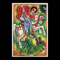 Ethiopian Church Painting - Kidus Gabriel Poster posters