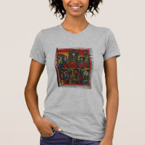 Ethiopian Church Painting -T-Shirt Black Mary grey t-shirts