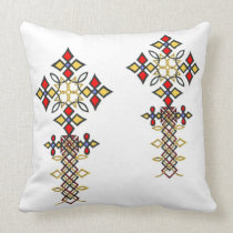 Ethiopian Cross Pillows pillows