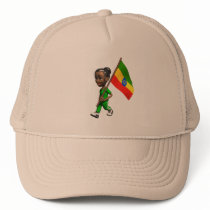 Ethiopian Girl Mesh Hats