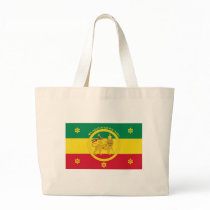 Ethiopian Imperial Flag - Haile Selassie I Reign Canvas Bags