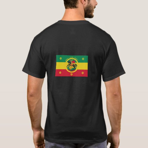 Ethiopian Imperial Flag Haile Selassie I Reign T Shirt Zazzle