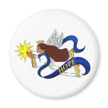 Ethnic "Angel of"Hope" Refrigerator Magnet