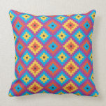 ethnic colorful pattern throw pillow pillows