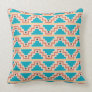 ethnic colorful pattern throw pillow