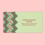 Ethnic Decorative Chevron labels