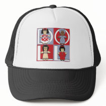 Ethnic Dolls - Red/Blue hats