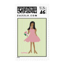 Ethnic Female Wedding Stamps stamp