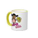 Ethnic Flower Girl mug