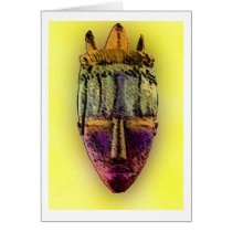 Ethnic Mask - Africa cards by junglewalkcom Ethnic Mask - Africa cards