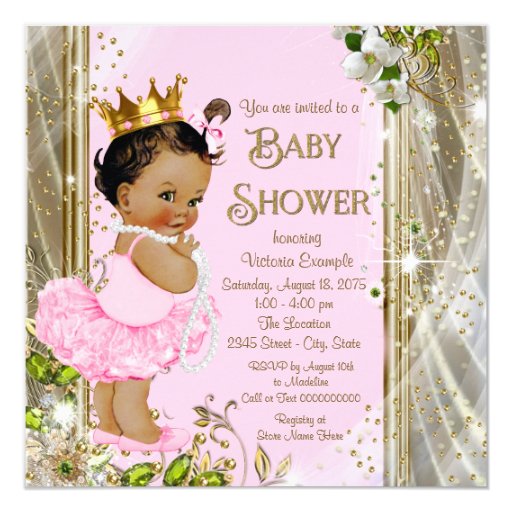 Ethnic Baby Shower Invitations 96