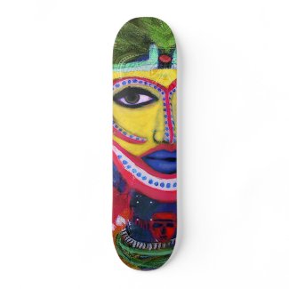 Ethnic vision skateboard