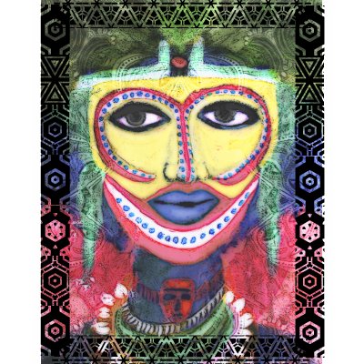 ethnic  vision. t-shirt by nefera