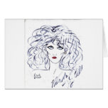 etiole in eyeliner greeting cards etiole in eyeliner greeting cards
