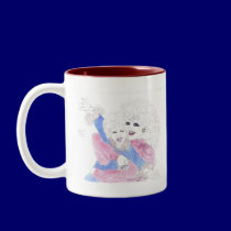 Etiole with his son Phozeen mugs