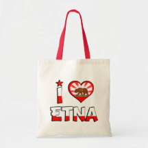 Etna, CA Tote Bags