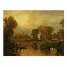 Eton College from the River, or The Thames at Post Cards
