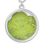 ETP Round Sterling Silver Plate Necklace