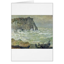Étretat, Rough Sea (1883) cards