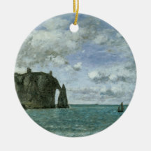 Etretat, the Porte d'Aval,1890 Christmas Ornament
