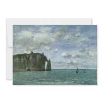 Etretat, the Porte d'Aval,1890 Invitations