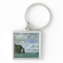 Etretat, the Porte d'Aval,1890 Keychains
