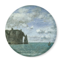 Etretat, the Porte d'Aval,1890 Magnet