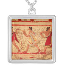 Etruscan musicians pendant