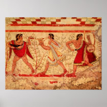 Etruscan musicians posters