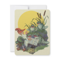 Etude Magazine Cover Art; Frog Choir