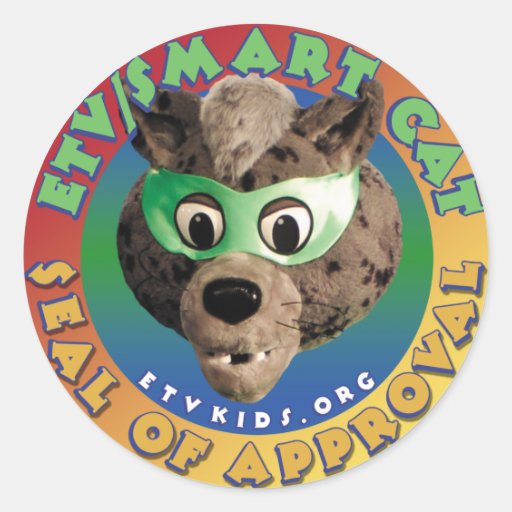 ETV Smart Cat stickers | Zazzle