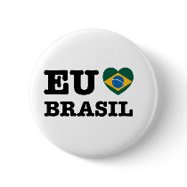 Eu Amo Brasil Pin
