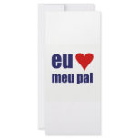 eu amo meu pai rack cards