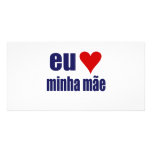 eu amo minha mae photo cards