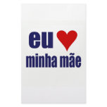 eu amo minha mae stationery