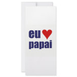 eu amo papai rack cards