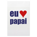eu amo papai stationery