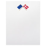 EU and Denmark Crossed Flags Letterhead