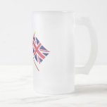 EU and United Kingdom Crossed Flags Coffee Mugs