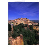 EU, France, Provence, Vaucluse, Rousillon. Greeting Cards