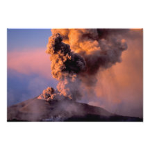 EU, Italy, Sicily, Mt. Etna summit vent Photo Art