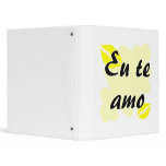 Eu te amo - Brazilian - I Love You Vinyl Binder