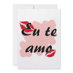 Eu te amo - Brazilian - I Love You Announcements