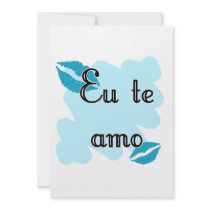 Eu te amo - Brazilian - I Love You Announcement