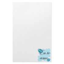 Eu te amo - Brazilian - I Love You Stationery