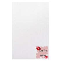Eu te amo - Brazilian - I Love You Custom Stationery