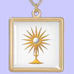Eucharist in Monstrance Necklace necklaces