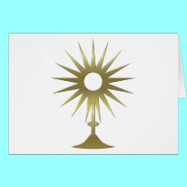 Eucharistic Monstrance cards by Artists4God Eucharistic Monstrance cards