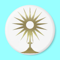 Eucharistic Monstrance magnets by Artists4God Eucharistic Monstrance magnets